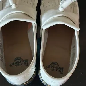 Dr. Martens | Shoes | Dr Martens White Fringe Loafers | Poshmark display picture 1